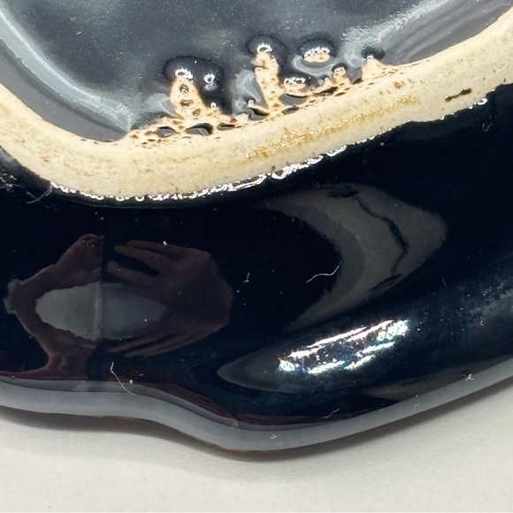 Pfaltzgraff Vintage Brown Glaze Drip Gourmet Stoneware Covered Butter Dish 7.75" - Picture 10 of 10